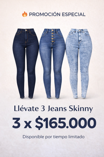 JEANS SKINNY DENIM